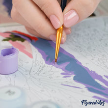 Cargar imagen en el visor de la galería, Kit Regalo Pintura por números - Pagoda del Monte Fuji