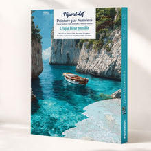 Cargar imagen en el visor de la galería, Kit Regalo Pintura por números - Cala Azul Tranquila Figured'Art
