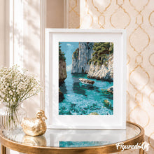 Cargar imagen en el visor de la galería, Kit Regalo Pintura por números - Cala Azul Tranquila