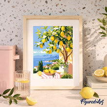 Cargar imagen en el visor de la galería, Kit Regalo Pintura por números - Limón de Verano