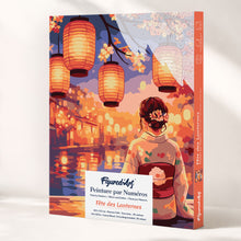 Cargar imagen en el visor de la galería, Kit Regalo Pintura por números - Festival de los Faroles Figured'Art