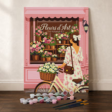 Cargar imagen en el visor de la galería, Kit Regalo Pintura por números - Flores del Arte