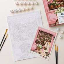 Cargar imagen en el visor de la galería, Kit Regalo Pintura por números - Flores del Arte