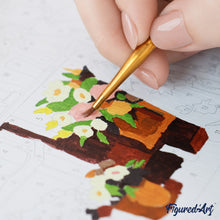 Cargar imagen en el visor de la galería, Kit Regalo Pintura por números - Flores del Arte