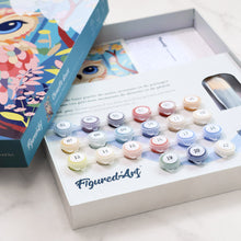 Cargar imagen en el visor de la galería, Kit Regalo Pintura por números - Dulce Búho