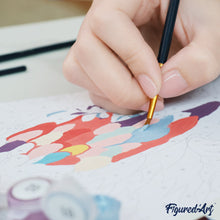 Cargar imagen en el visor de la galería, Kit Regalo Pintura por números - Dulce Búho