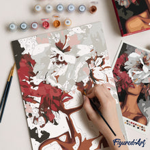 Cargar imagen en el visor de la galería, Kit Regalo Pintura por números - Belleza Detrás de las Flores