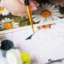 Cargar imagen en el visor de la galería, Kit Regalo Pintura por números - Margaritas Blancas