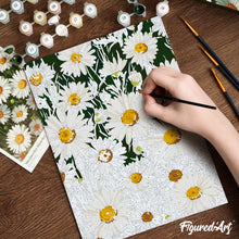 Cargar imagen en el visor de la galería, Kit Regalo Pintura por números - Margaritas Blancas