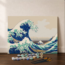 Cargar imagen en el visor de la galería, Kit Regalo Pintura por números - La gran ola de Kanagawa
Katsushika Hokusai