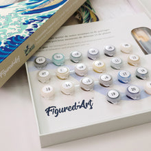 Cargar imagen en el visor de la galería, Kit Regalo Pintura por números - La gran ola de Kanagawa
Katsushika Hokusai