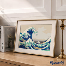 Cargar imagen en el visor de la galería, Kit Regalo Pintura por números - La gran ola de Kanagawa
Katsushika Hokusai