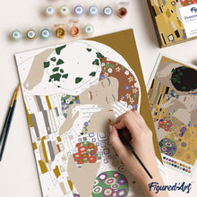 Cargar imagen en el visor de la galería, Kit Regalo Pintura por números - El beso
Gustav Klimt