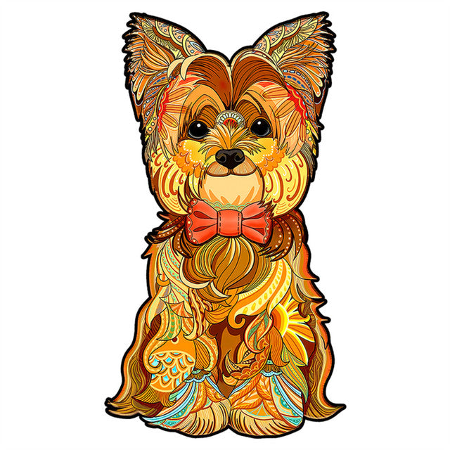 Puzzle de madera - Yorkshire Terrier