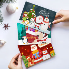 Cargar imagen en el visor de la galería, Pintar por números Lote de 6 Tarjetas de Navidad DIY - Serie 1