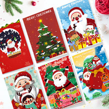 Cargar imagen en el visor de la galería, Pintar por números Lote de 6 Tarjetas de Navidad DIY - Serie 3