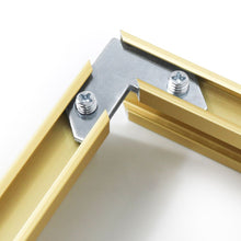 Cargar imagen en el visor de la galería, Bastidor de aluminio para montar en casa - 40×50 cm - Dorado
