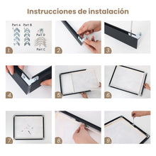 Cargar imagen en el visor de la galería, Bastidor de aluminio para montar en casa - 40×50 cm - Negro