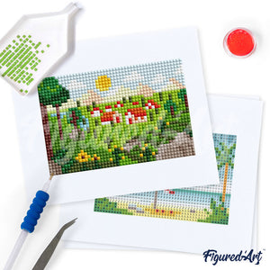 Mini Serie Diamond Painting - Paisajes de Verano