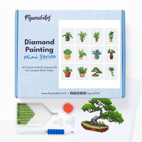 Mini Serie Diamond Painting - Plantas 3