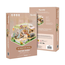 Cargar imagen en el visor de la galería, Casa Miniatura Jardín del Café del Gato