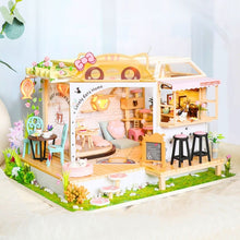 Cargar imagen en el visor de la galería, Casa Miniatura Jardín del Café del Gato