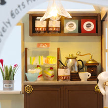 Cargar imagen en el visor de la galería, Casa Miniatura Jardín del Café del Gato