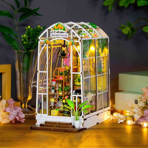 Book nook - Invernadero y Flores