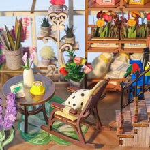 Cargar imagen en el visor de la galería, Book nook - Invernadero y Flores