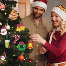 Cargar imagen en el visor de la galería, Decoraciones de Navidad Pintura por Números - Kit Campana y Corona