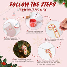 Cargar imagen en el visor de la galería, Decoraciones de Navidad Pintura por Números - Kit Letras XMAS