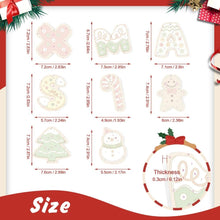 Cargar imagen en el visor de la galería, Decoraciones de Navidad Pintura por Números - Kit Letras XMAS