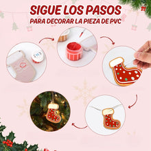 Cargar imagen en el visor de la galería, Decoraciones de Navidad Pintura por Números - Kit Dulces de Menta