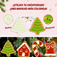 Cargar imagen en el visor de la galería, Decoraciones de Navidad Pintura por Números - Kit Dulces de Menta