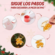 Cargar imagen en el visor de la galería, Decoraciones de Navidad Pintura por Números - Kit Galletas Navideñas