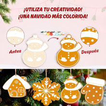 Cargar imagen en el visor de la galería, Decoraciones de Navidad Pintura por Números - Kit Galletas Navideñas