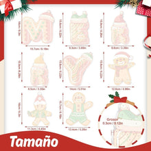 Cargar imagen en el visor de la galería, Decoraciones de Navidad Pintura por Números - Kit Sueños de Pan de Jengibre