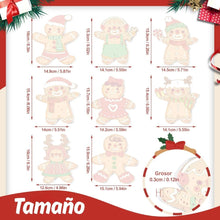 Cargar imagen en el visor de la galería, Decoraciones de Navidad Pintura por Números - Kit Amigos de Pan de Jengibre