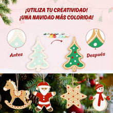 Cargar imagen en el visor de la galería, Decoraciones de Navidad Pintura por Números - Kit Pequeños Iconos Navideños 2
