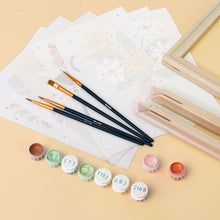 Cargar imagen en el visor de la galería, Mini Pintar por números 15x20cm (6 piezas) - Jarrones Florales