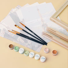 Cargar imagen en el visor de la galería, Mini Pintar por números 15x20cm (6 piezas) - Encanto de París