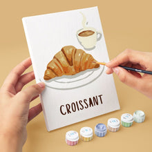Cargar imagen en el visor de la galería, Mini Pintar por números 15x20cm (6 piezas) - Pasteles Franceses