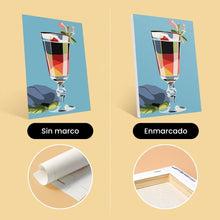 Cargar imagen en el visor de la galería, Mini Pintar por números 15x20cm (6 piezas) - Cócteles Vibrantes
