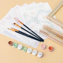 Cargar imagen en el visor de la galería, Mini Pintar por números 15x20cm (6 piezas) - Flores de Alegría