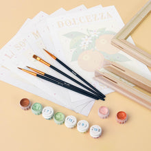 Cargar imagen en el visor de la galería, Mini Pintar por números 15x20cm (6 piezas) - Sol de Italia