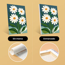 Cargar imagen en el visor de la galería, Mini Pintar por números 15x20cm (6 piezas) - Flores Gráficas