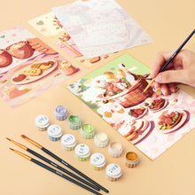 Cargar imagen en el visor de la galería, Mini Pintar por números 15x20cm (6 piezas) - Regalos de Amor