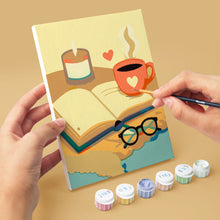 Cargar imagen en el visor de la galería, Mini Pintar por números 15x20cm (6 piezas) - Pequeñas Alegrías
