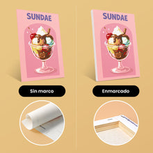 Cargar imagen en el visor de la galería, Mini Pintar por números 15x20cm (6 piezas) - Helados Retro