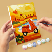 Cargar imagen en el visor de la galería, Mini Pintar por números 15x20cm (6 piezas) - España Vibrante